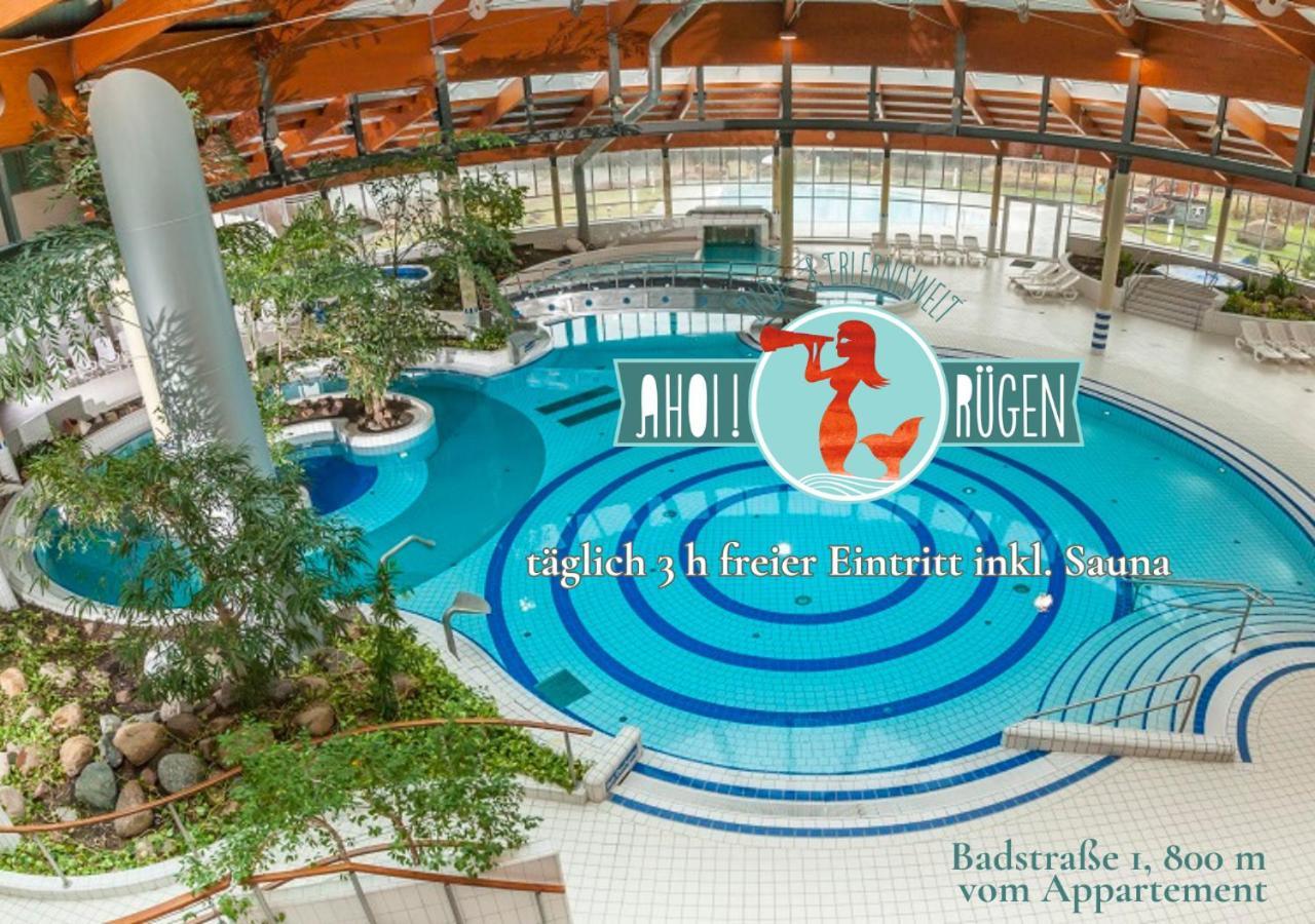 Das Appartement Inselliebe Ruegen Inkl Sauna Und 3H Taeglich Eintritt Ahoi Schwimmbad Sellin  外观 照片